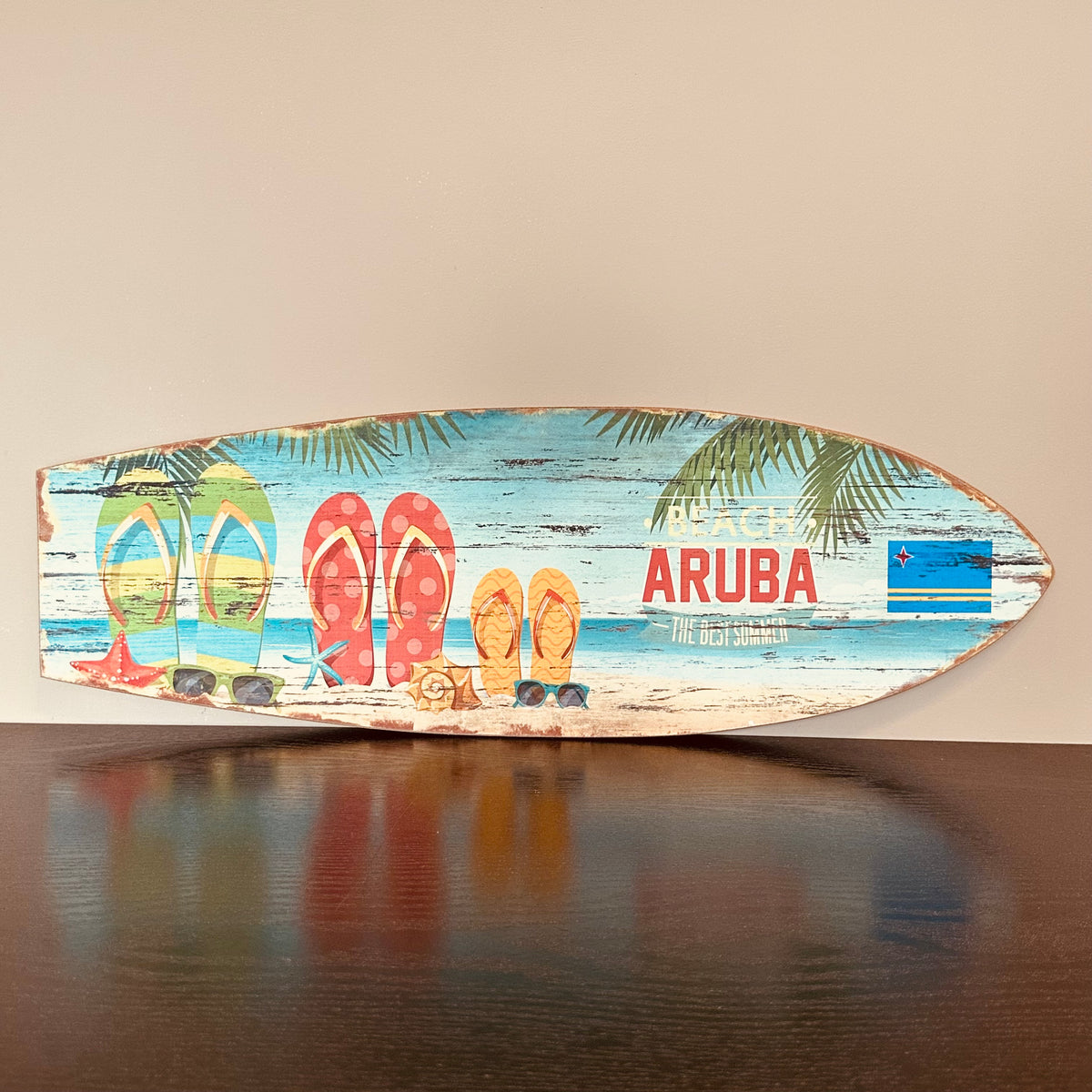 Aruba decoratie bord