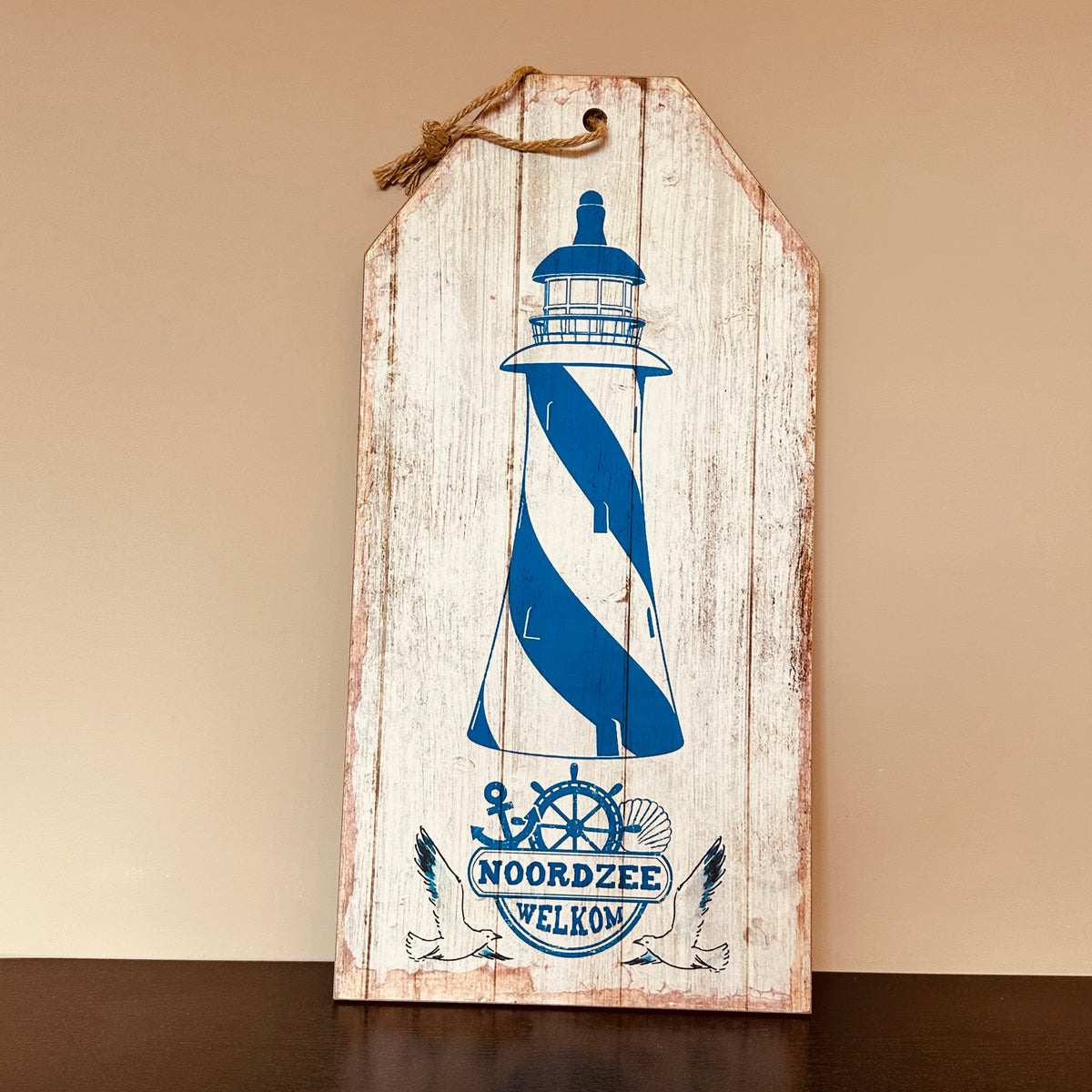 Decoratie bord Noordzee xxl